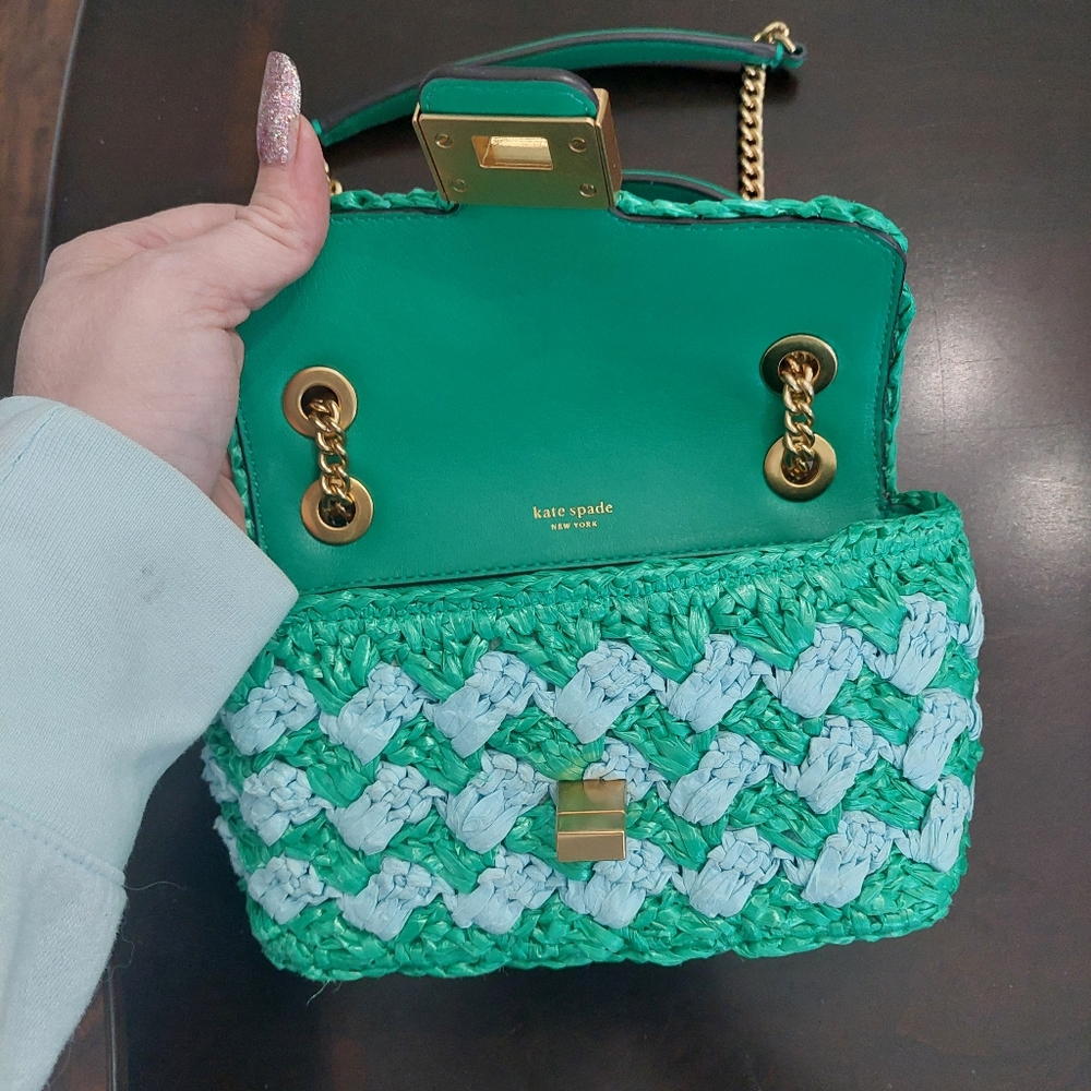 Kate spade Evelyn striped crochet small bag - Picture 3 of 11